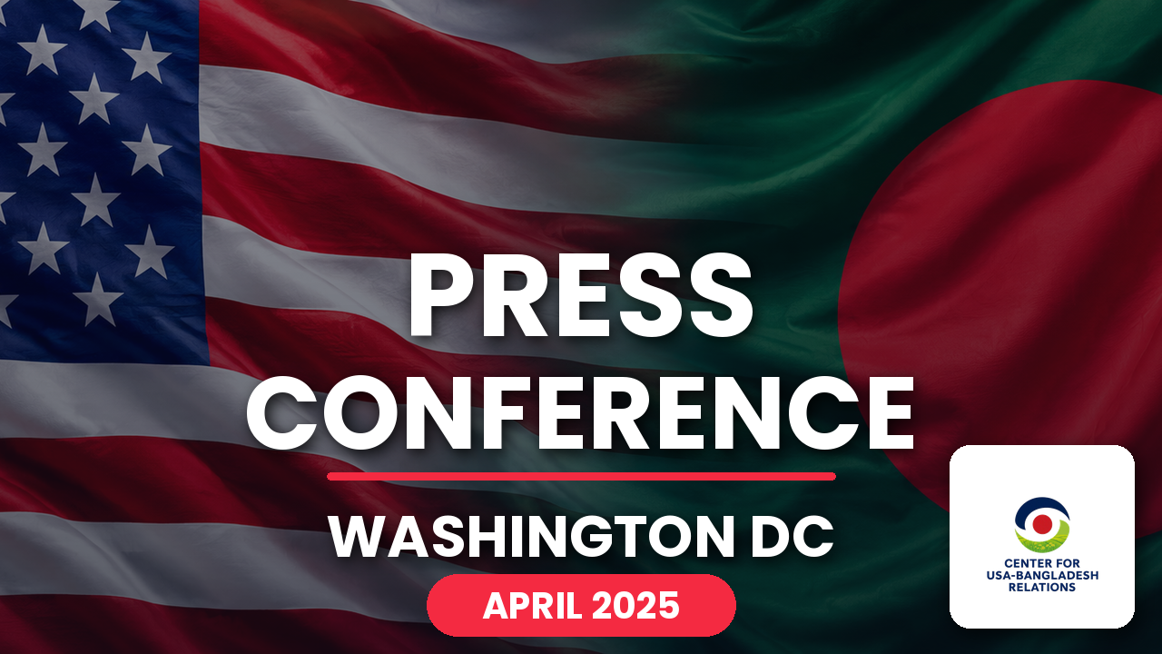 Our press conference in Washington, D.C.